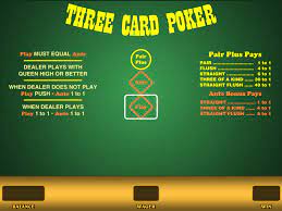 3 Card Hold'em Poker